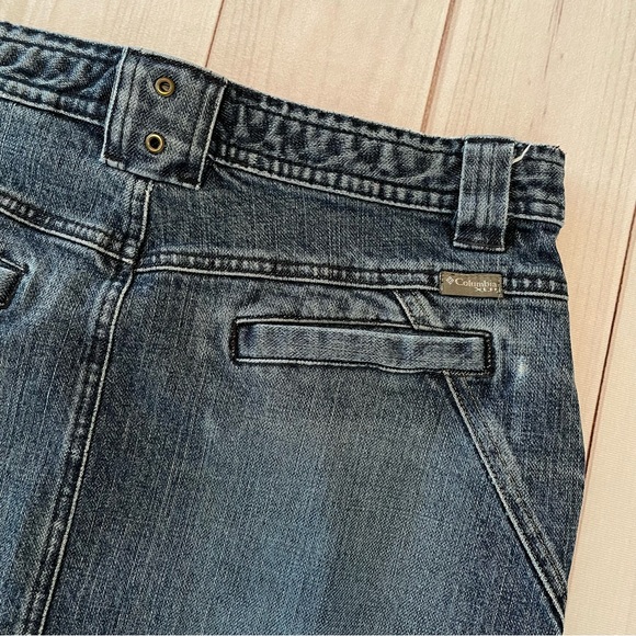 y2k Columbia XCO Denim Skirt Women’s 6 Blue Outdoor Hiking Cabin Classic Active - Picture 9 of 15